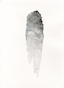 Aquarelle Yardang de Jean-Michel Othoniel